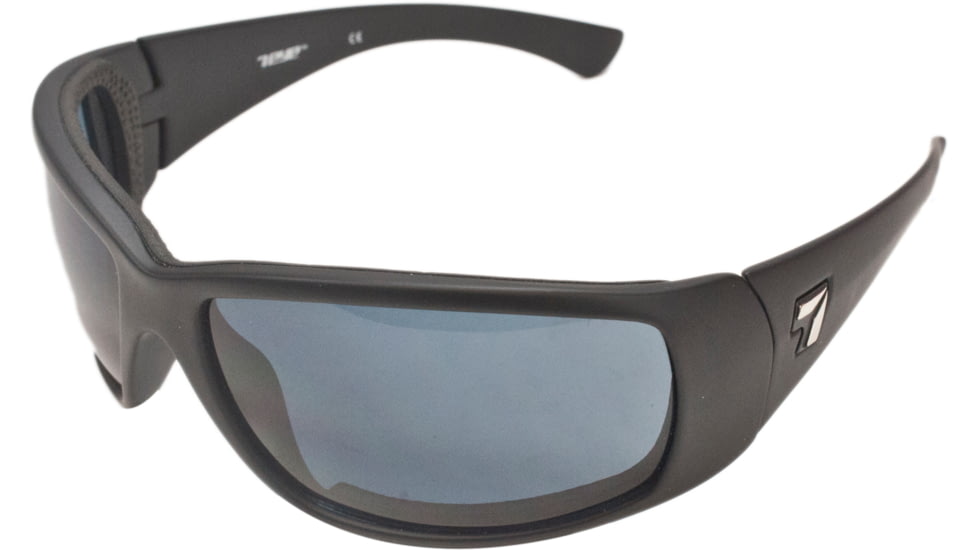 7 Eye Taku Full Frame Sunglasses, Matte Black Frame, ColorAmp Gray NXT Lens 570130