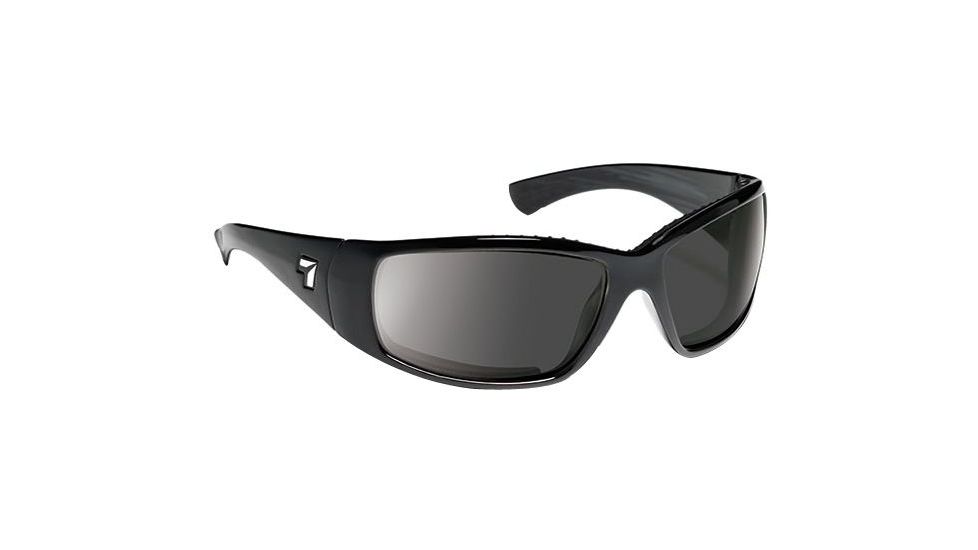 7 Eye Taku Full Frame Sunglasses Matte Black Frame Sharpview Gray Lens 570141