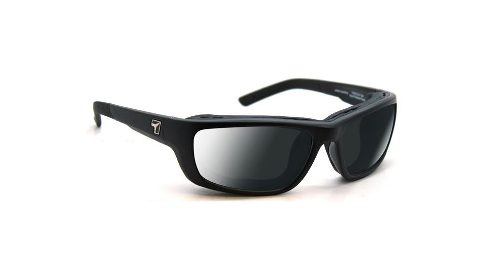 7 Eye Ventus Sunglasses, DARKshift Extra Dark Photochromic Lens, Matte Black Frame, S-L 130116