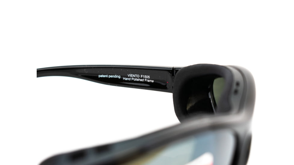 7 Eye Viento AirShield Sunglasses - Men's, Matte Black Frame,SharpView Polarized Gray Lens,S-M 150153
