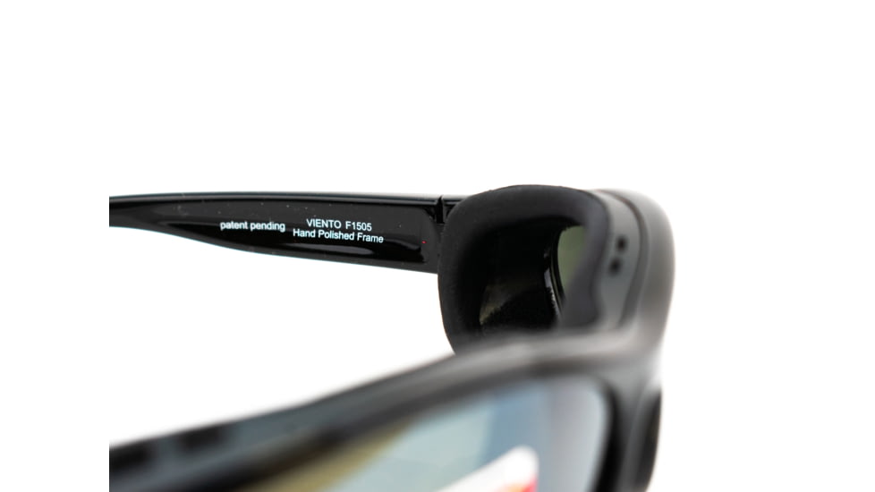 7 Eye Viento AirShield Sunglasses - Men's, Matte Black Frame,SharpView Polarized Gray Lens,S-M 150153