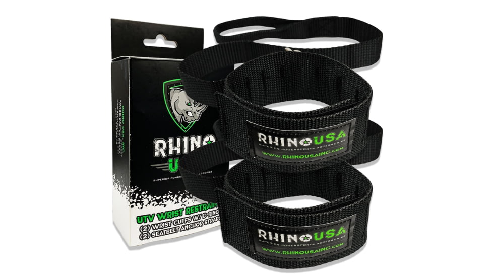 Rhino USA UTV Safety Wrist Restraints Pair F3A80DEA, 1 Pair, RNO-RESTRAINTS