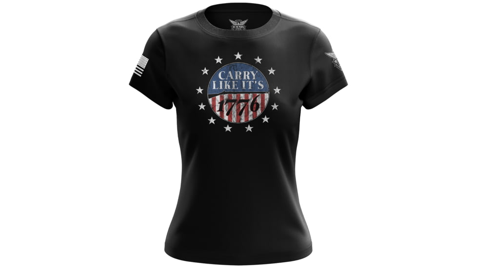 We the People Holsters Carry Like Its 1776 Womens Short Sleeve Shirt 3536B160, 6830420623458