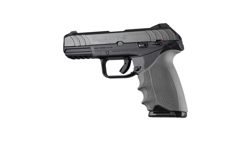 Hogue Handall Beavertail Grip Sleeve, Ruger Security 9, Slate Grey, 17702