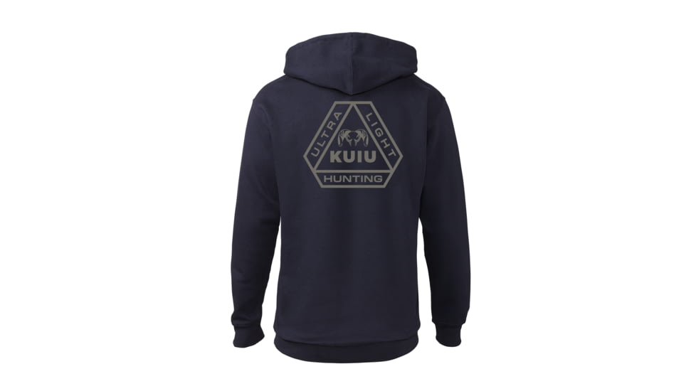 KUIU Prism Hoodie in Navy Size 3XL F6F97271, Navy, 3XL, Cotton, Adult, Male, 7967674728606