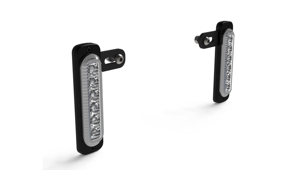Denali Electronics DRL Visibility Lighting Kit w/ Offset Mount, White, One Size, dnl-drl-10100-w