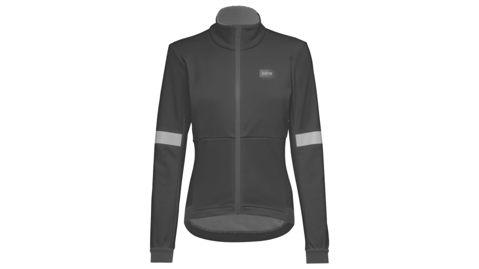 GOREWEAR Tempest Cycling Jacket Womens in Black Large 12-14 Slim fit Windproof B1877E22, 100818-9900-42