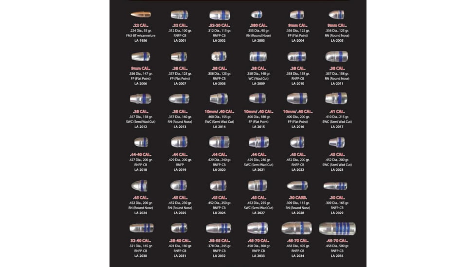 Lightning Ammo Lead Cast Handgun Bullets .38 Cal .358 158 gr RNFP-CB 100/ct Box E066480B, LALA2033