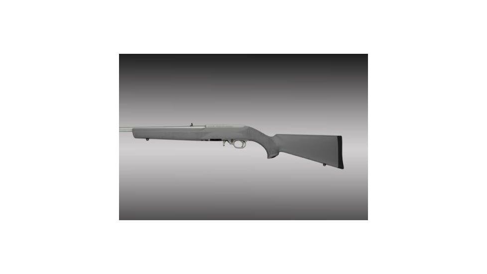 Hogue Ruger 10-22 Takedown Rubber Overmolded Stock with Standard Barrel Channel, Slate Grey, 22202
