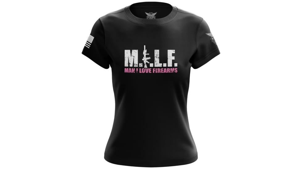 Wethepeopleholsters.Com M.I.L.F. V2 Womens Short Sleeve Shirt, m-i-l-f-v2-womens-short-sleeve-shirt