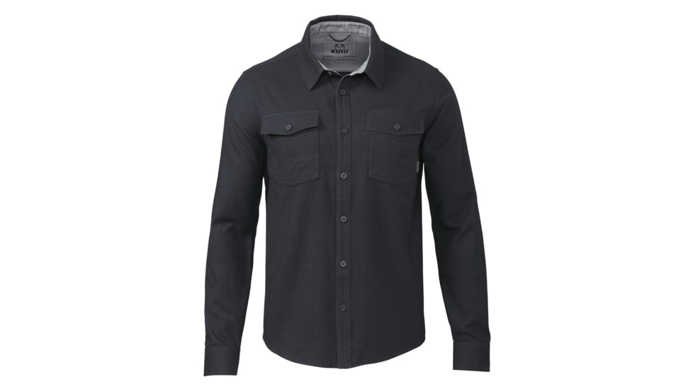 KUIU Field Flannel Shirt - Men's, Steel Blue, 3XL, Cotton, Adult, Male, 7462079496350