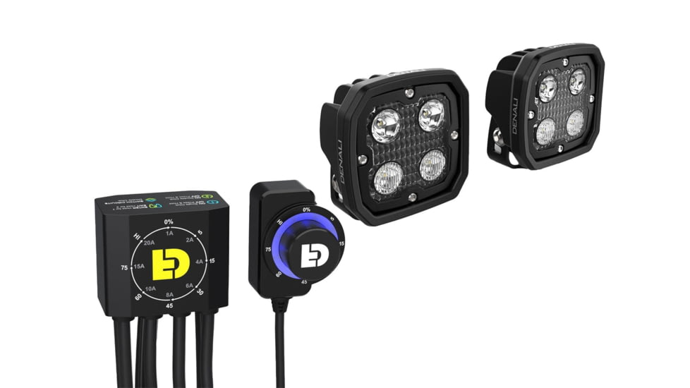 Denali Electronics Driving Lights, denali-d4-dialdim-lighting-kit