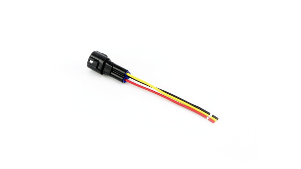 Denali Electronics Connector Pigtail - Mt Series 3-Pin&amp;Comma; Male 40C55D9D, 1575115227236