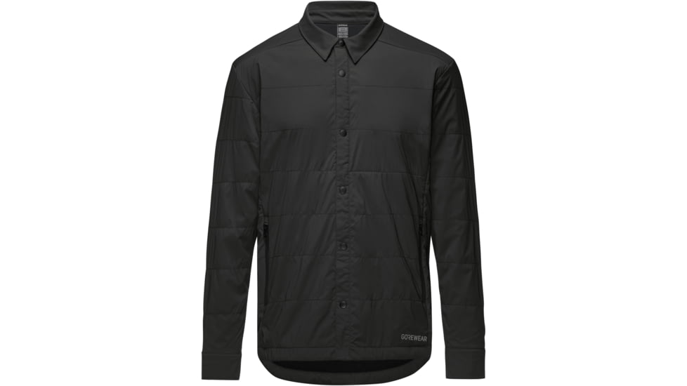 GOREWEAR Crossover Insulated Running Shirt Jacket Mens in Black Large 96BAA68A, 101141-9900-XL