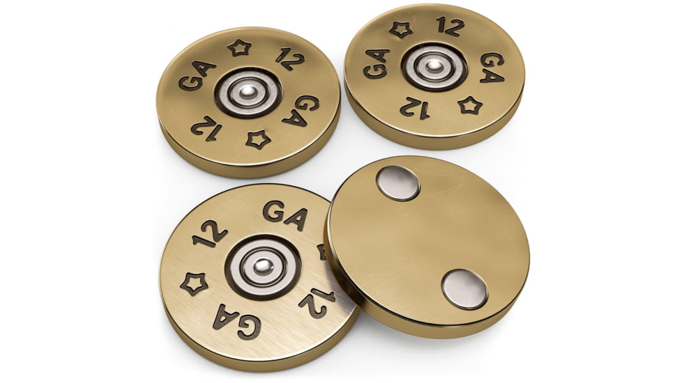 Old Southern Brass Bullet Magnets 4 per Pack, Desert Tan, One Size, OSB-12GA-MAGNETS