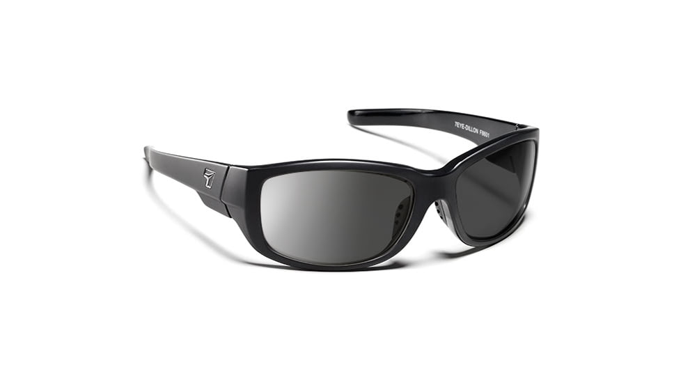 7 Eye 7eye Active Lifestyle Sunglasses Dillon, SharpView Copper PC Lens, Matte Black Frame, S-L , Men 860144