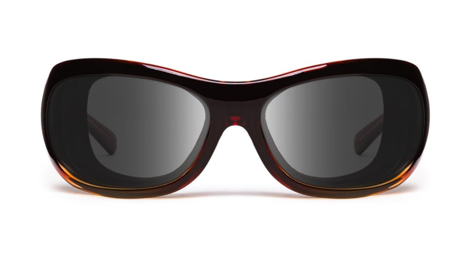 7Eye by Panoptix Womens AirShield Sedona Sunglasses, RX Ready, Light Tortoise Frame, SharpView Gray Lens, M-L 326041