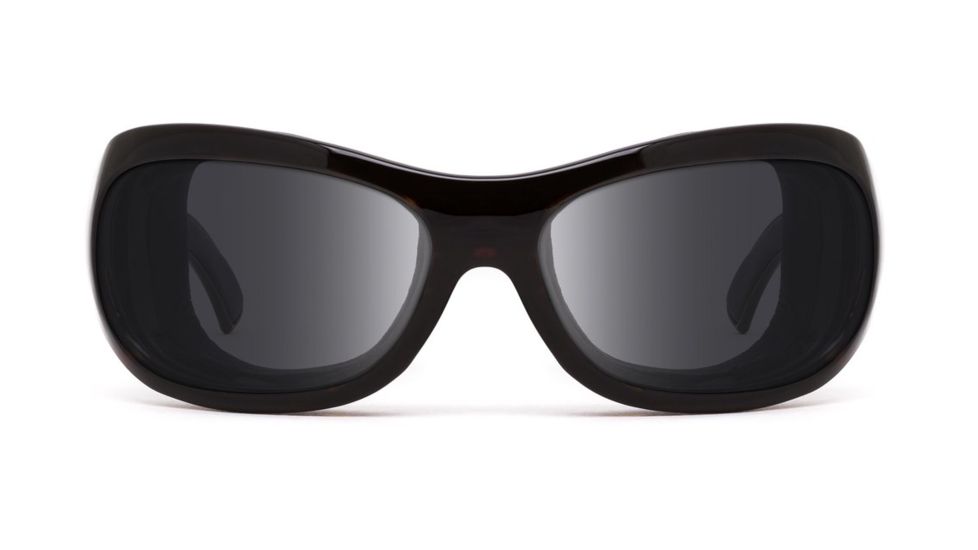 7Eye by Panoptix Womens AirShield Sedona Sunglasses, RX Ready, Ruby Fade Frame, SharpView Polarized Gray Lens, M-L 326453