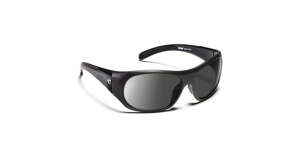 7Eye 870146 Men's Clay Bifocal Sunglasses Active Lifestyle Matte Black Frames