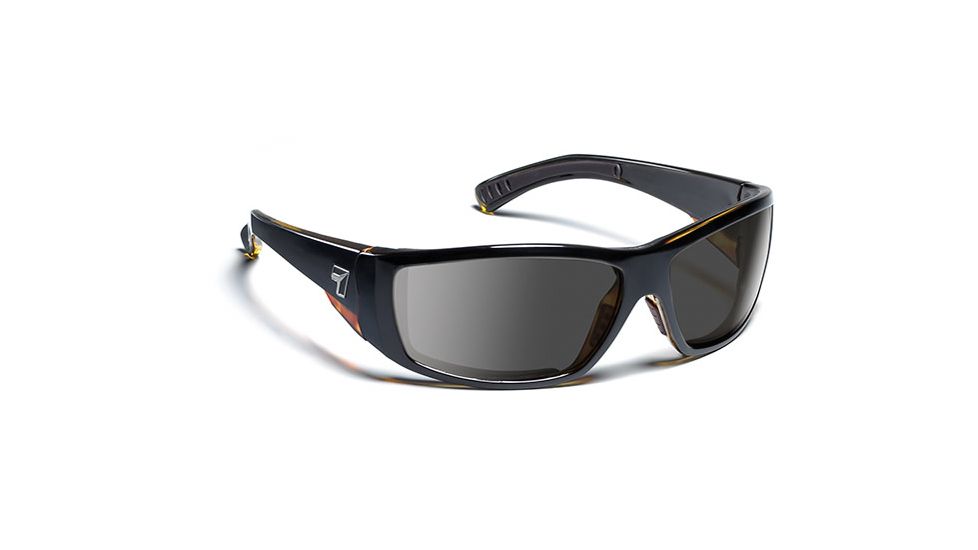 7eye 595541 Mens Maestro Single Vision Sunglasses Airdam Black Tortoise Frames