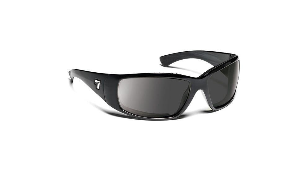 7Eye 570541 Men's Taku Bifocal Sunglasses Airdam Glossy Black Frames