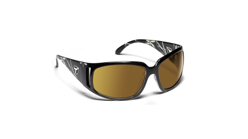 7 Eye Tina Etched Black Crystal 24 - 7 NXT Contrast Sunglasses 773228