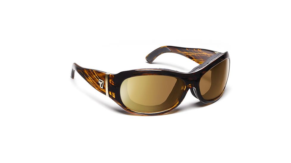 7eye 310642 Womens Briza Single Vision Sunglasses Airshield Sunset Tortoise Frames