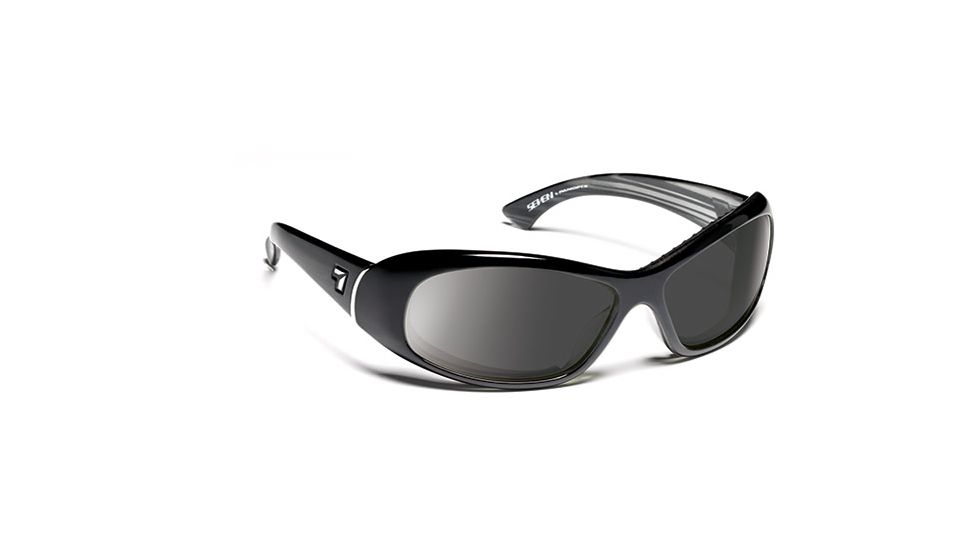 7Eye 560541 Women's Zephyr Bifocal Sunglasses Airdam Glossy Black Frames