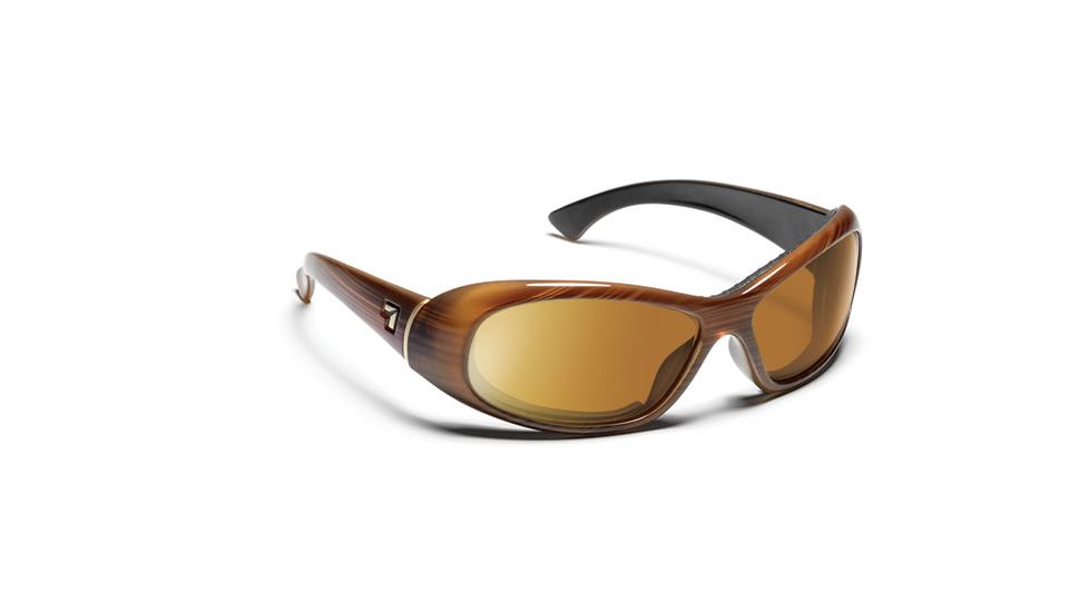 7Eye 564142 Women's Zephyr Bifocal Sunglasses Airdam Sandalwood Frames