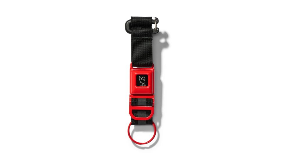 Chrome Industries Mini Buckle Keychain, Red, AC-249-RD-NA-NA