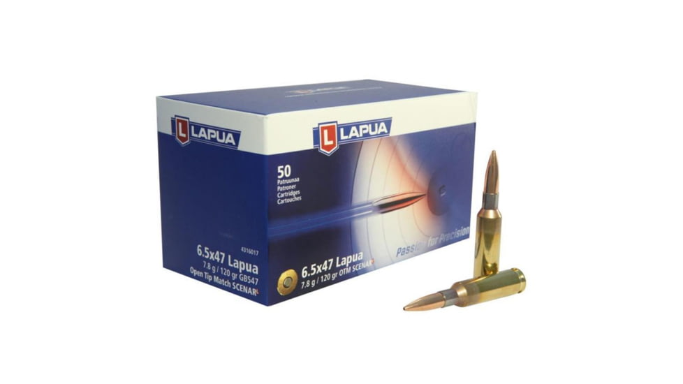 Lapua Scenar-L OTM Rifle Ammo 6.5x47 120 gr 50/ct 2B2D29B3, LP4316017
