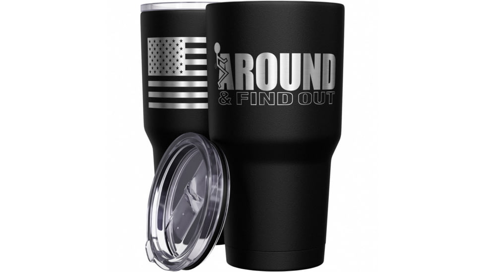 Wethepeopleholsters.Com F Around &amp; Find Out Stainless Steel Tumbler, f-around-find-out-stainless-steel-tumbler