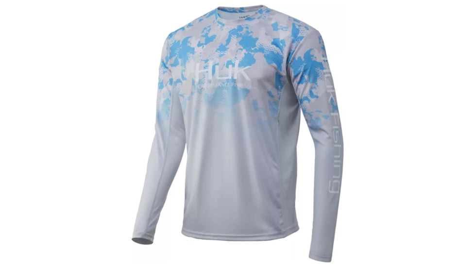 HUK Performance Fishing Icon X KC Refraction Camo Fade - Mens, Inshore, Small, H1200288-337-S