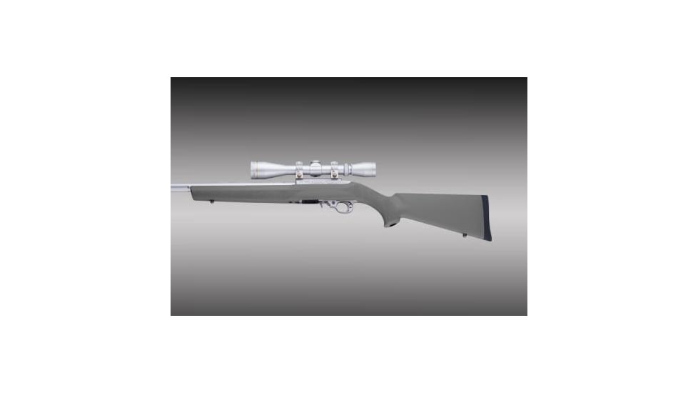 Hogue Ruger 10-22 Takedown Rubber Overmolded Stock with .920 Barrel Channel, Slate Grey, 22212