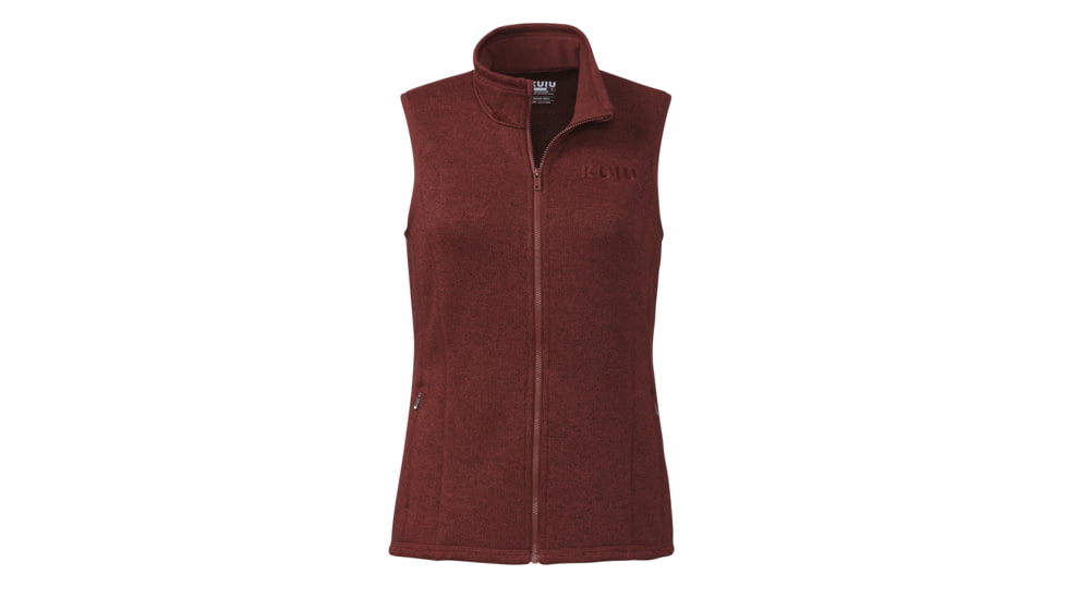 Kuiu Base Camp Sweater Vest - Women's, Merlot, XL, Adult, Female, 7478819455134