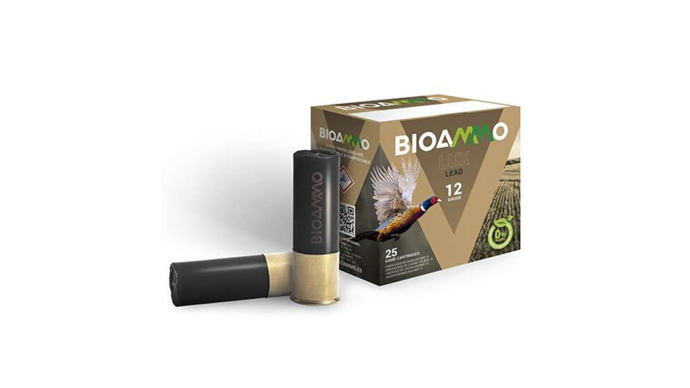 BioAmmo Lux Hunt 12 Gauge 1 1/4oz 2.75in 6 Lead Shot Shotgun Ammo, WNBL2880