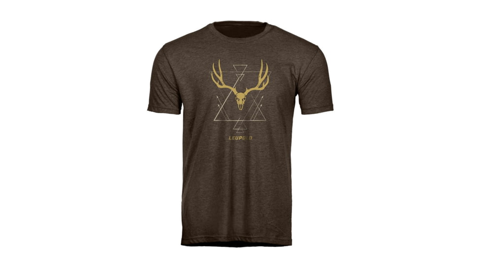 Leupold Buck Skull T-Shirts - Men's, Espresso, 2XL, 184157
