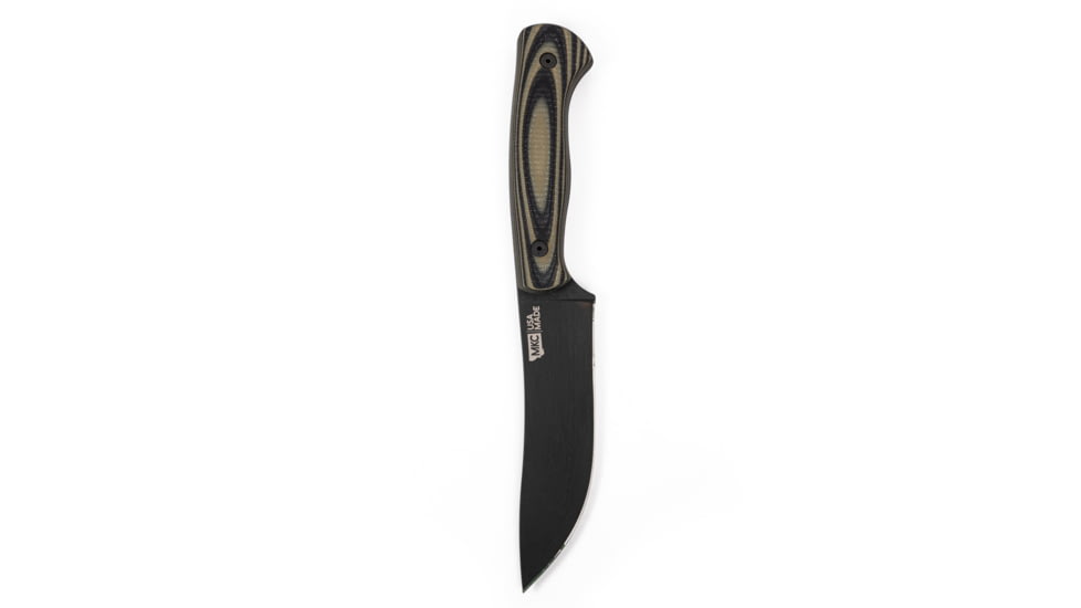 Montana Knife Company Stonewall Skinner Fixed Blade Knives, 4.75 inch, 52100 Ball Bearing Steel, Fixed Blade, G-10 Handle, Green/Black, 9.25 inch, MKC-000413