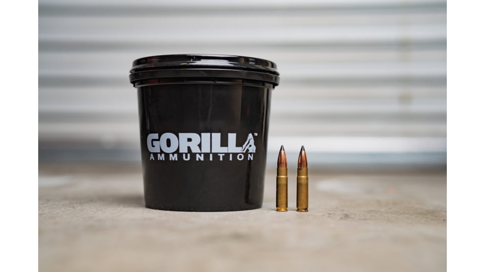 Gorilla Ammunition .300 AAC Blackout 110 Grain Nosler Varmageddon Rifle Ammo, 160 Rounds, Copper, 160 Rounds, gpf-25306
