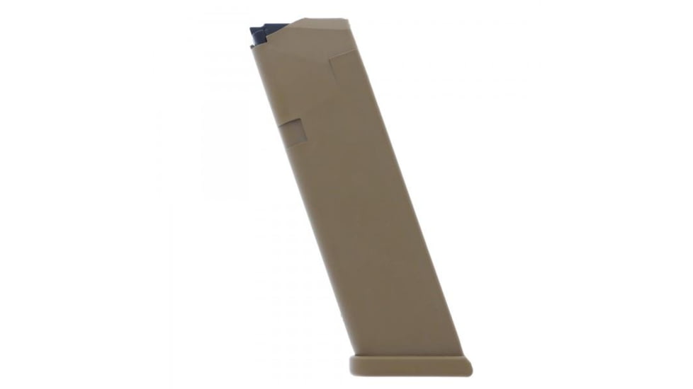 Glock G17/19 9mm Luger 17 Round Pistol Magazine, Glock 17/17L/19/19X/26/34, Coyote Tan, 1 Pack, 39054