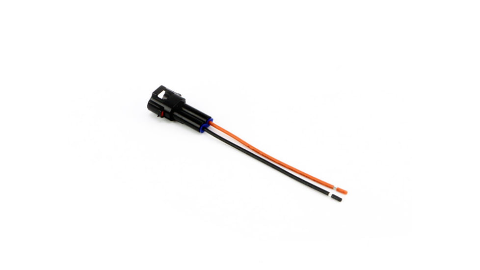 Denali Electronics Connector Pigtail - Mt Series 2-Pin&amp;Comma; Male 08E7ABA0, 7537812865208