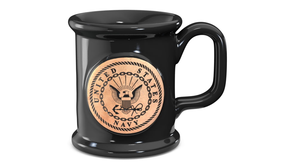 Old Southern Brass Ceramic Handmade Coffee Mug - Officially Licensed U.S. Navy Logo 2528B354, OSB-MUG-NAVY