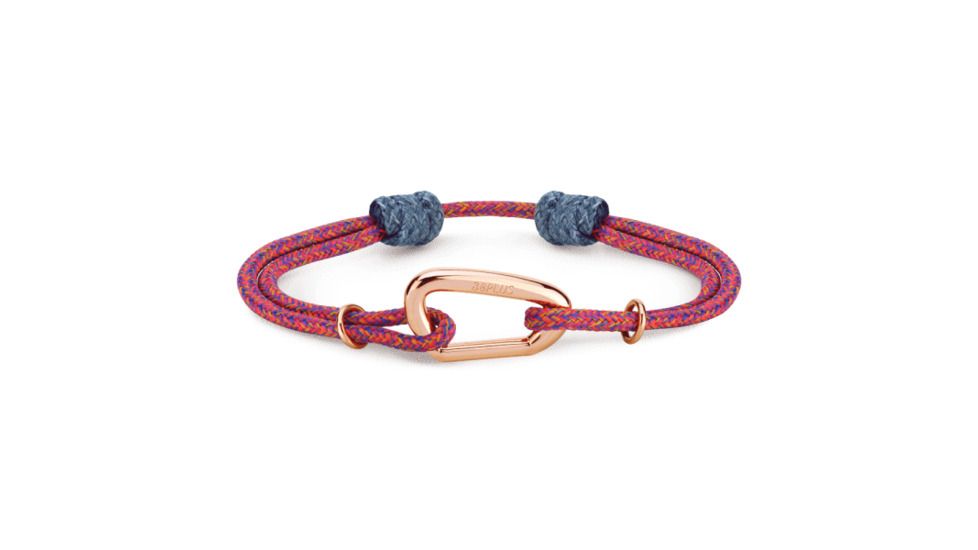8BPLUS Handmade Noufaro Wristband For Climbers, Pink melange/Rose gold, 4-8cm diameter, Petite, Small, 502711