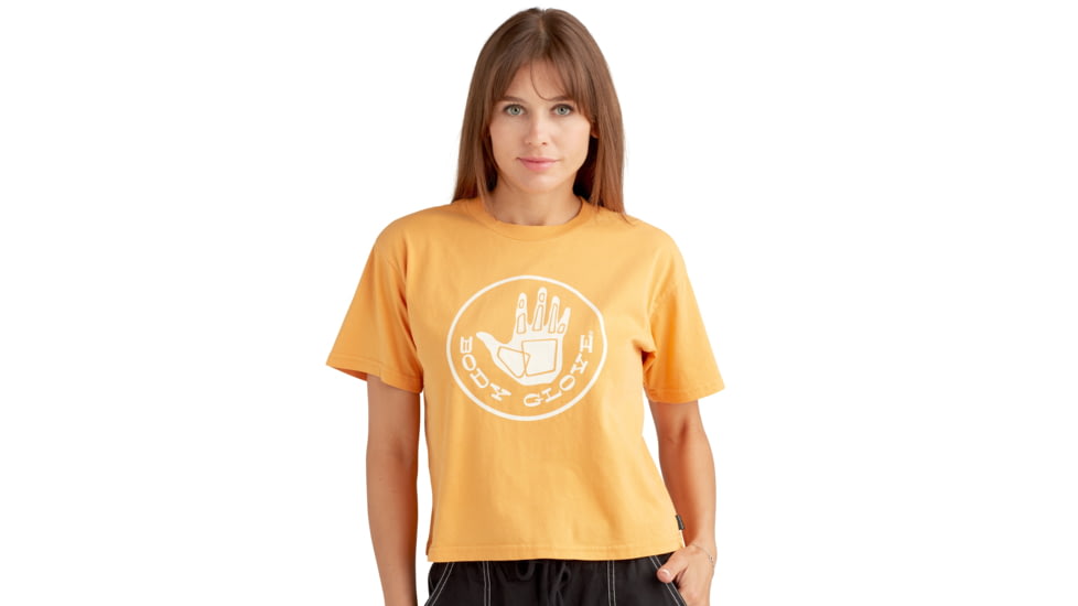Body Glove Sizzle Relaxed Fit Crop T-Shirt - Mango B88AF6D7, XS, Mango, JT25100JRB1694D-825-XS