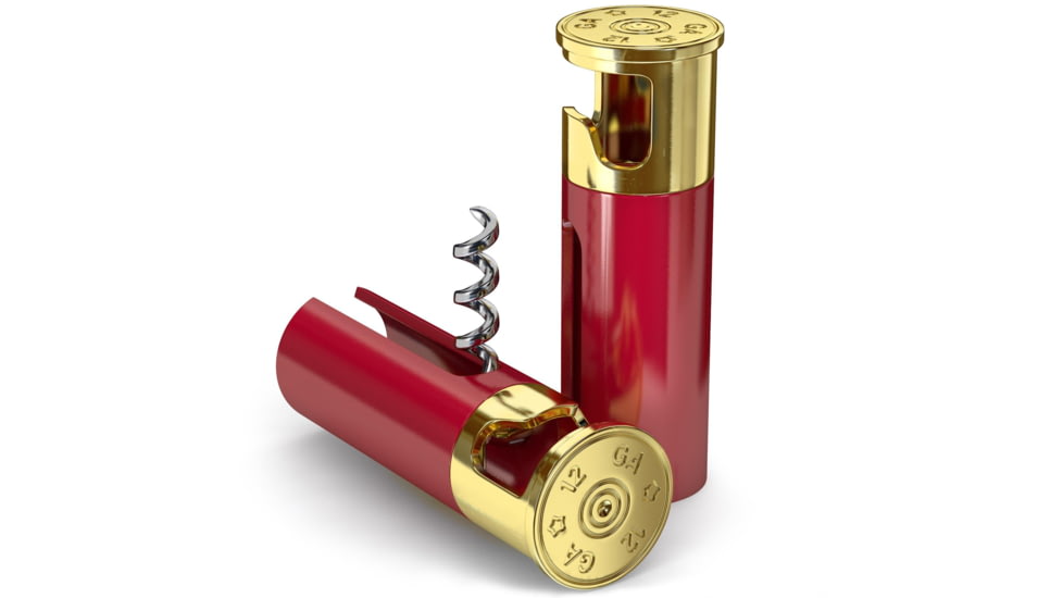 Old Southern Brass 12 Gauge Bottle Opener Corkscrew, Multi, One Size, OSB-12GA-BOC