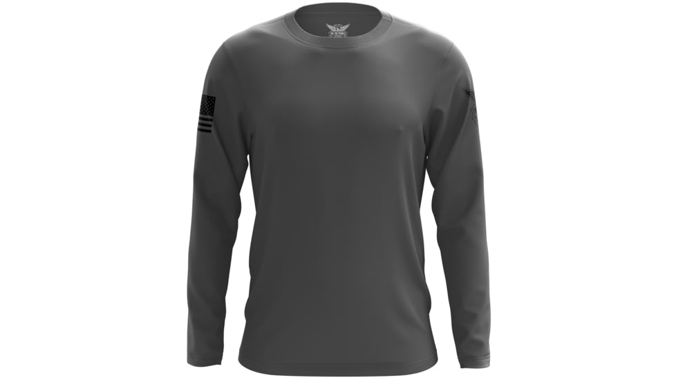 We the People Holsters Basic - Charcoal + Black Long Sleeve Shirt 2DE4C91F, 6922424025186