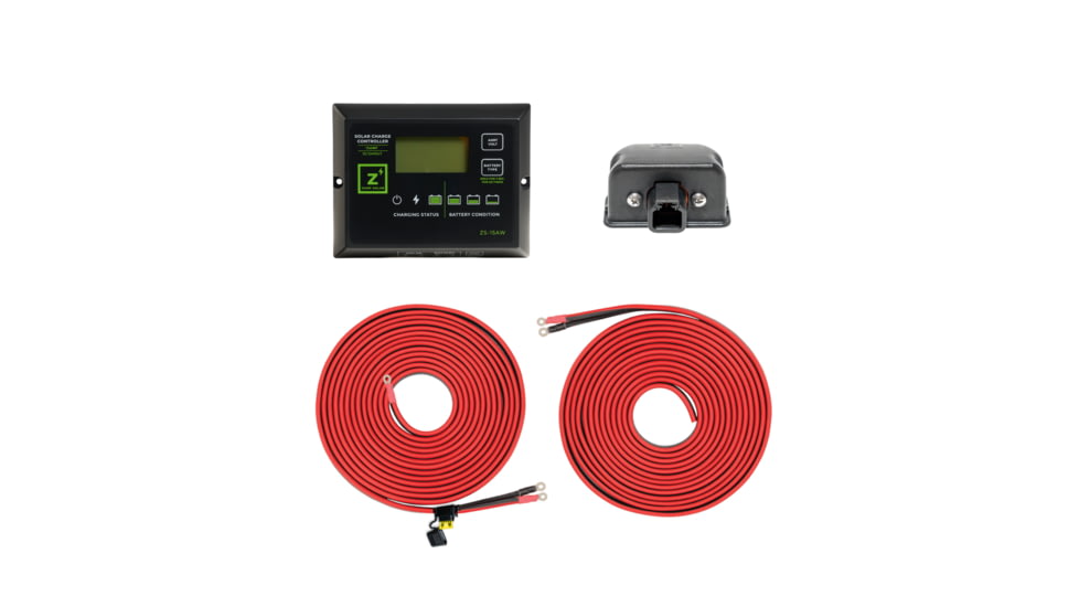 Zamp Solar 15 Amp Controller And Wiring Integration Kit, Up To 270 Watts, Multi, One Size, KIT5022