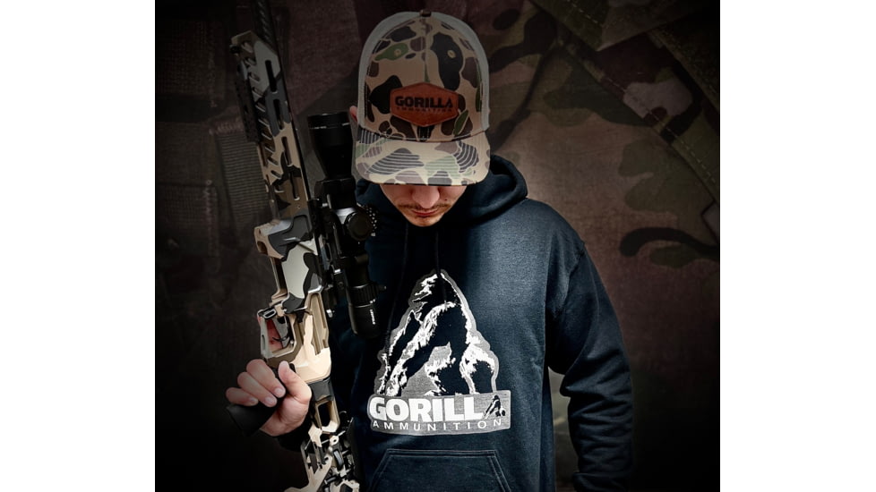 Gorilla Ammunition Gorilla Ammo Premium Hoodie - Mens, Black, Small, gpf-116479