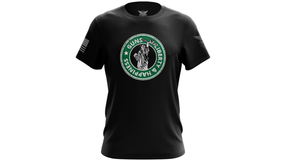 We the People Holsters Guns - Liberty And Happiness Short Sleeve Shirt 582B0556, 6756920655970