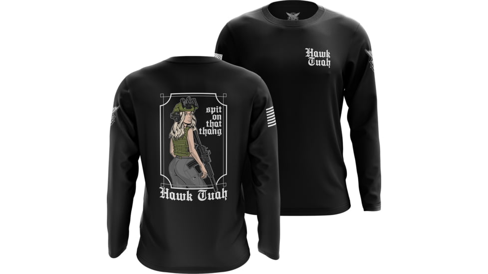 Wethepeopleholsters.Com Hawk Tuah Long Sleeve Shirt, hawk-tuah-long-sleeve-shirt